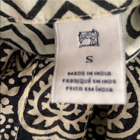 Scotch & Soda Le Tigre Noir Patterned Long Sleeve Button Up Shirt Size Small - Picture 4 of 8